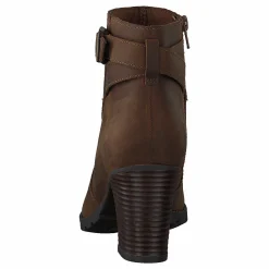 Clarks Verona Lark Dark Tan Leather Brun Outlet