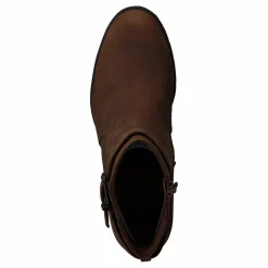 Clarks Verona Lark Dark Tan Leather Brun Outlet