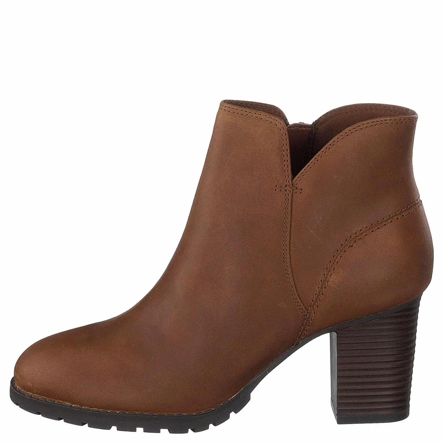 Clarks Verona Trish Dark Tan Lea Brun Outlet