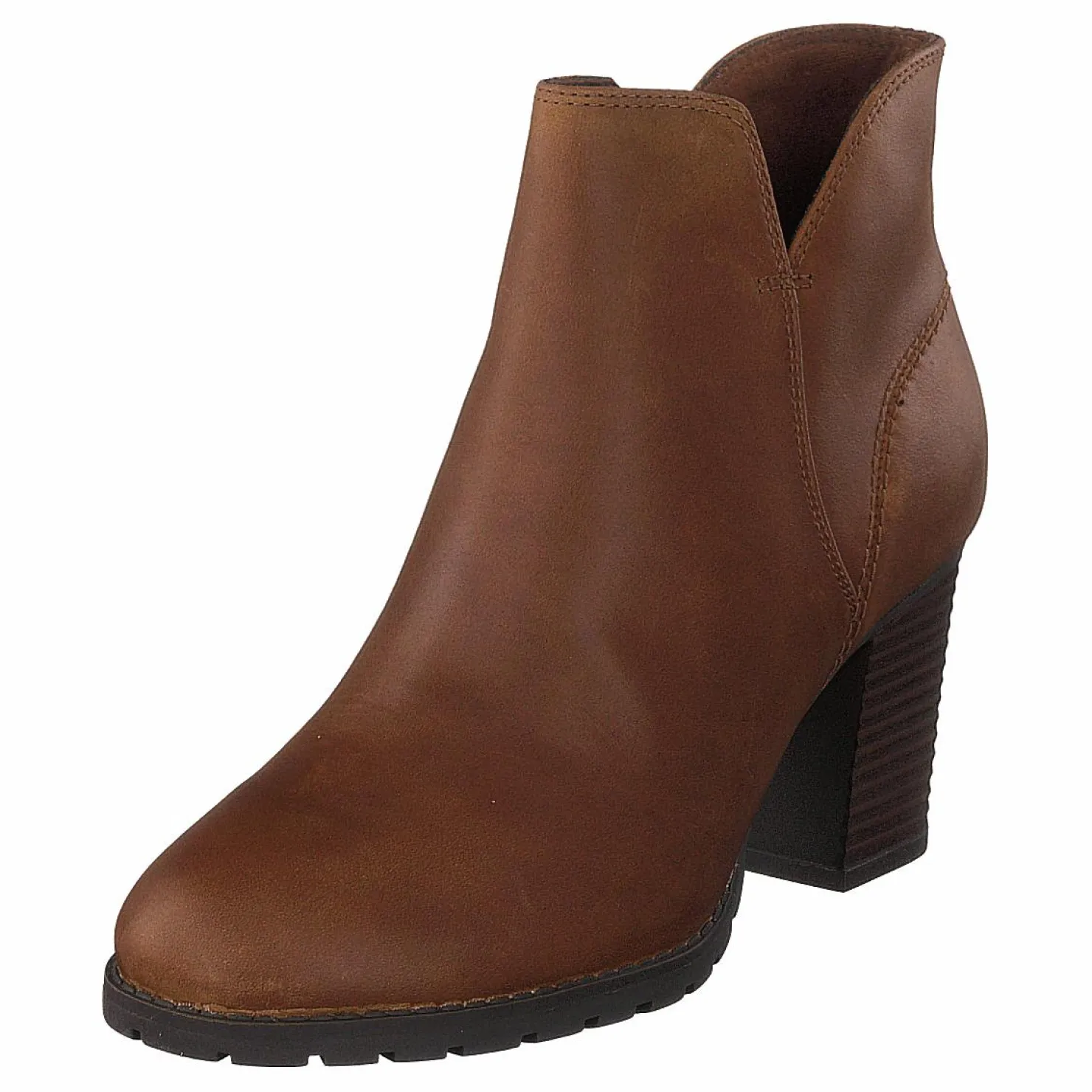 Clarks Verona Trish Dark Tan Lea Brun Outlet