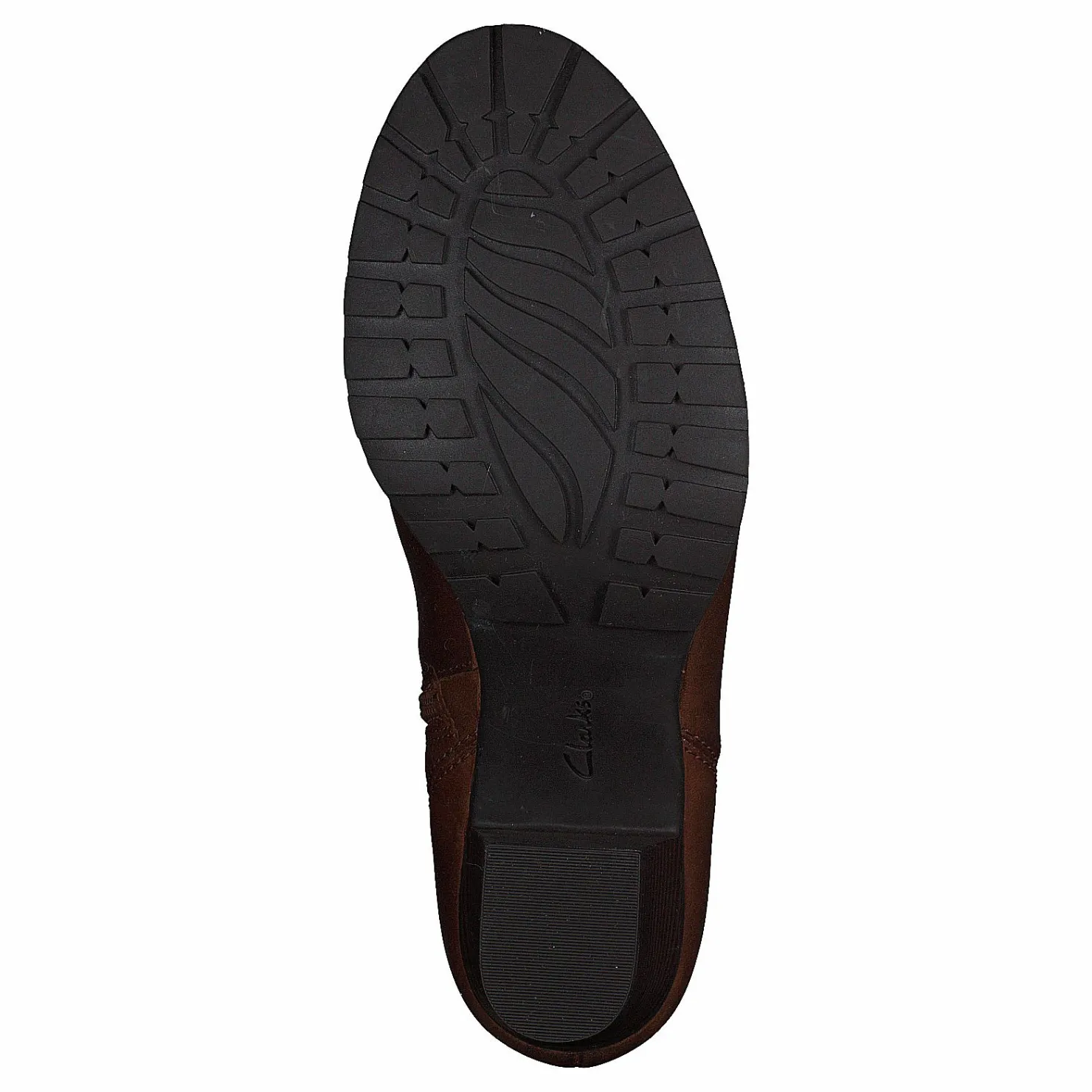 Clarks Verona Trish Dark Tan Lea Brun Outlet