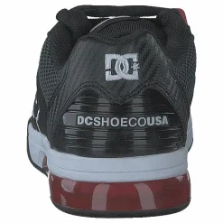 DC Shoes Versatile Black/white/athletic Red Svart Discount