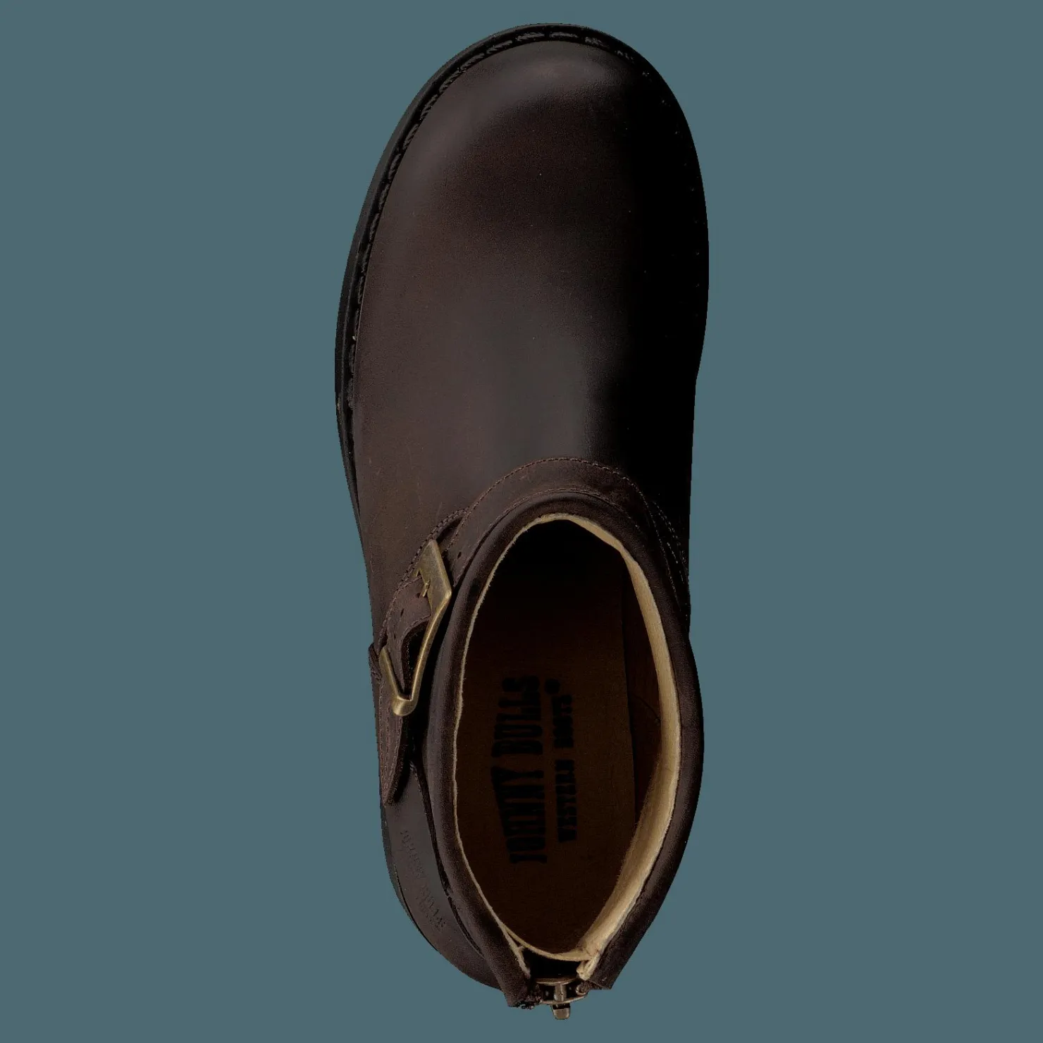 Johnny Bulls Very Low Boot Zip Back Brown/Gold Brun Best