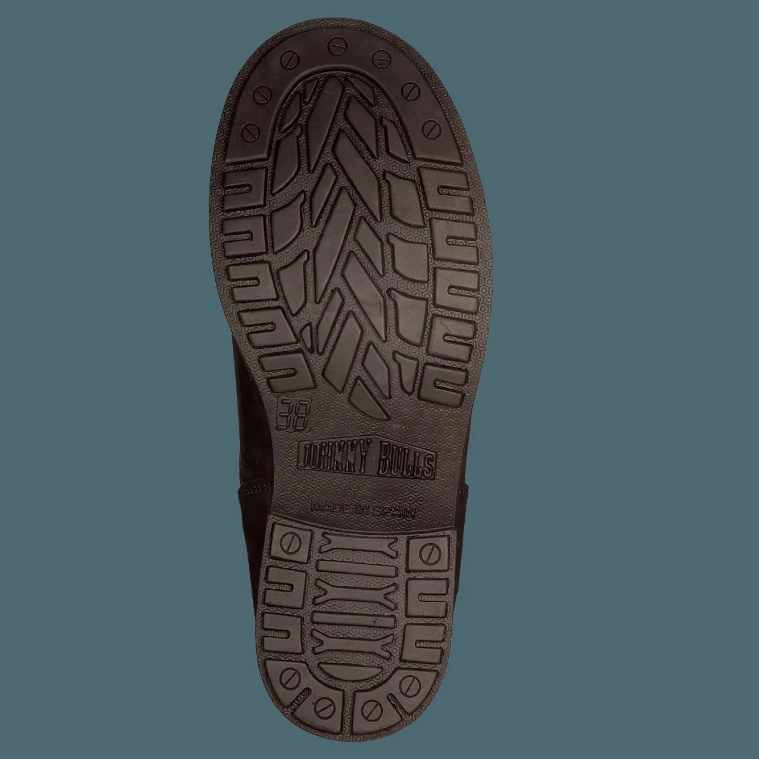 Johnny Bulls Very Low Boot Zip Back Brown/Gold Brun Best