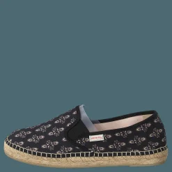 Odd Molly Vibrant Walker Espadrillo Almost Black Beige Best