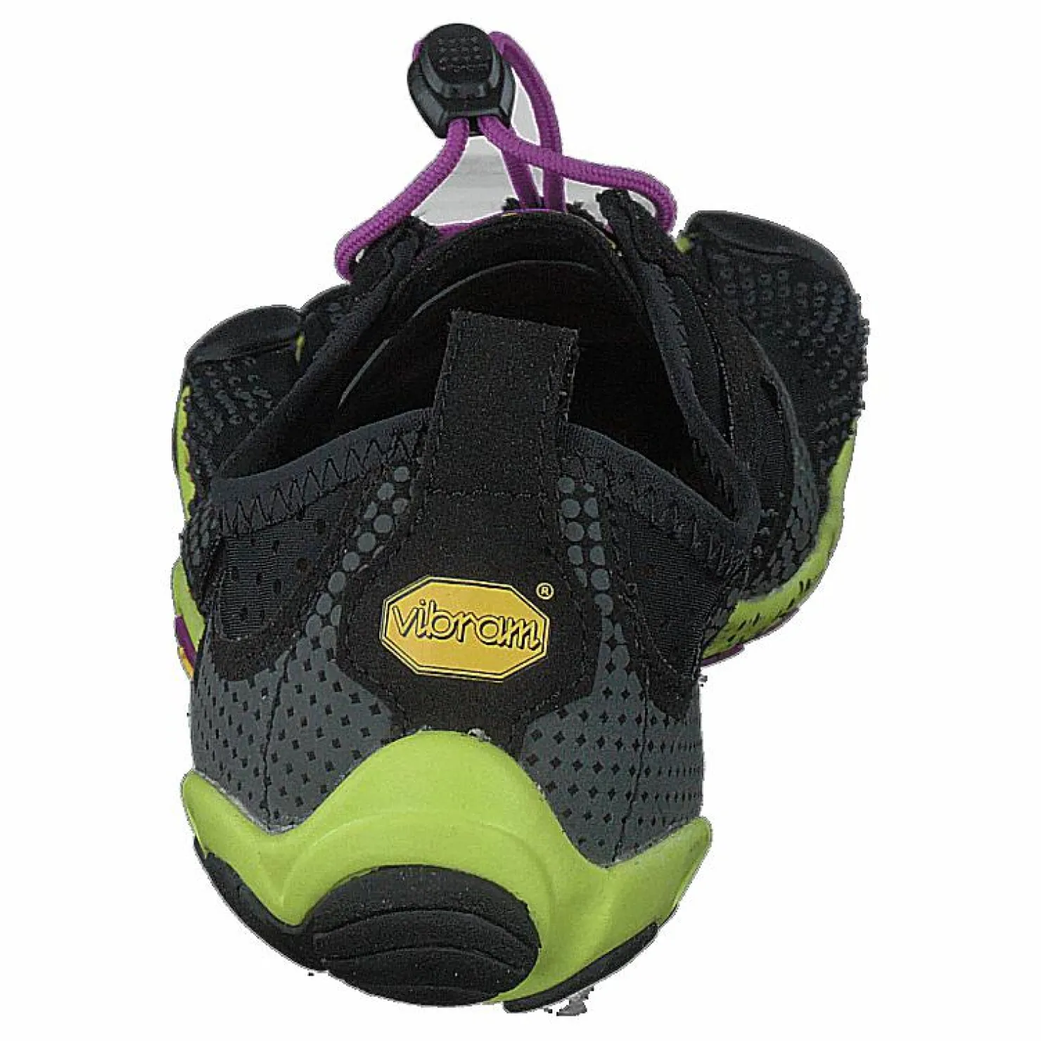 Vibram Fivefingers V-run Black/yellow/purple Grå och Svart New
