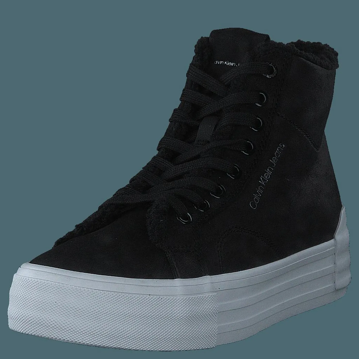 Calvin Klein Vulc Flatform Bold Mid Black Svart Outlet