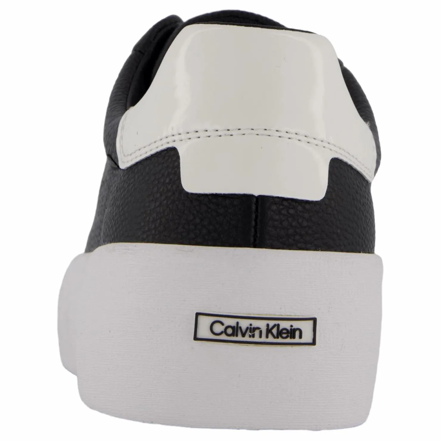 Calvin Klein Vulc Lace Up Lth Black / White Svart Clearance