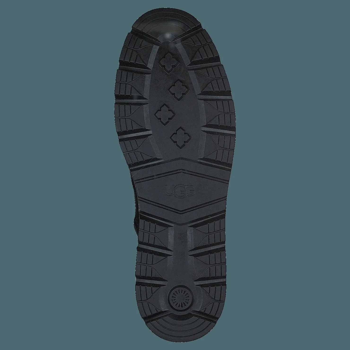 UGG W Sidnee Black Leather Svart Online