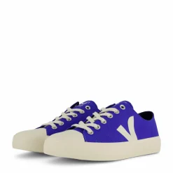 Veja Wata Ii Low Canvas Paros Pierre Blå Sale