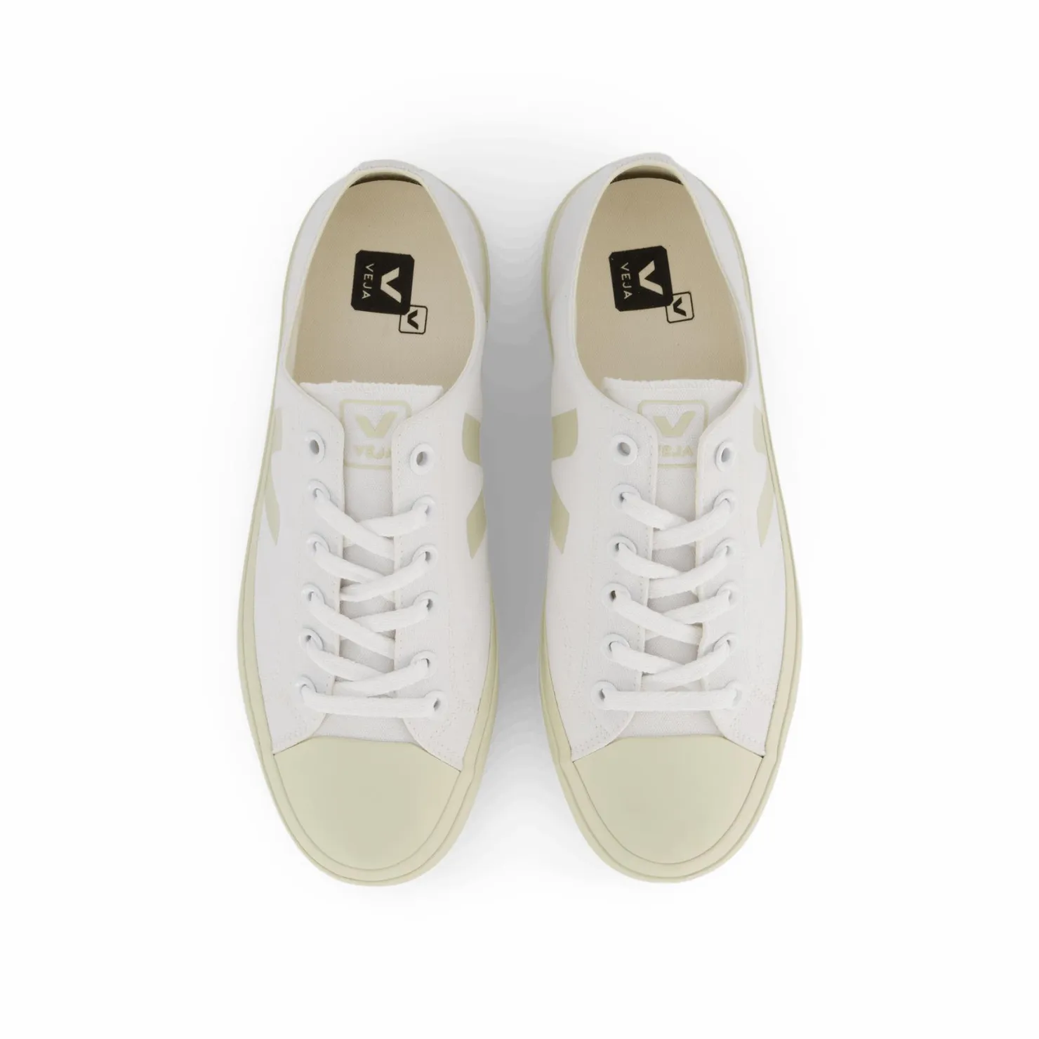 Veja Wata Ii Low Canvas White Pierre Vit Clearance