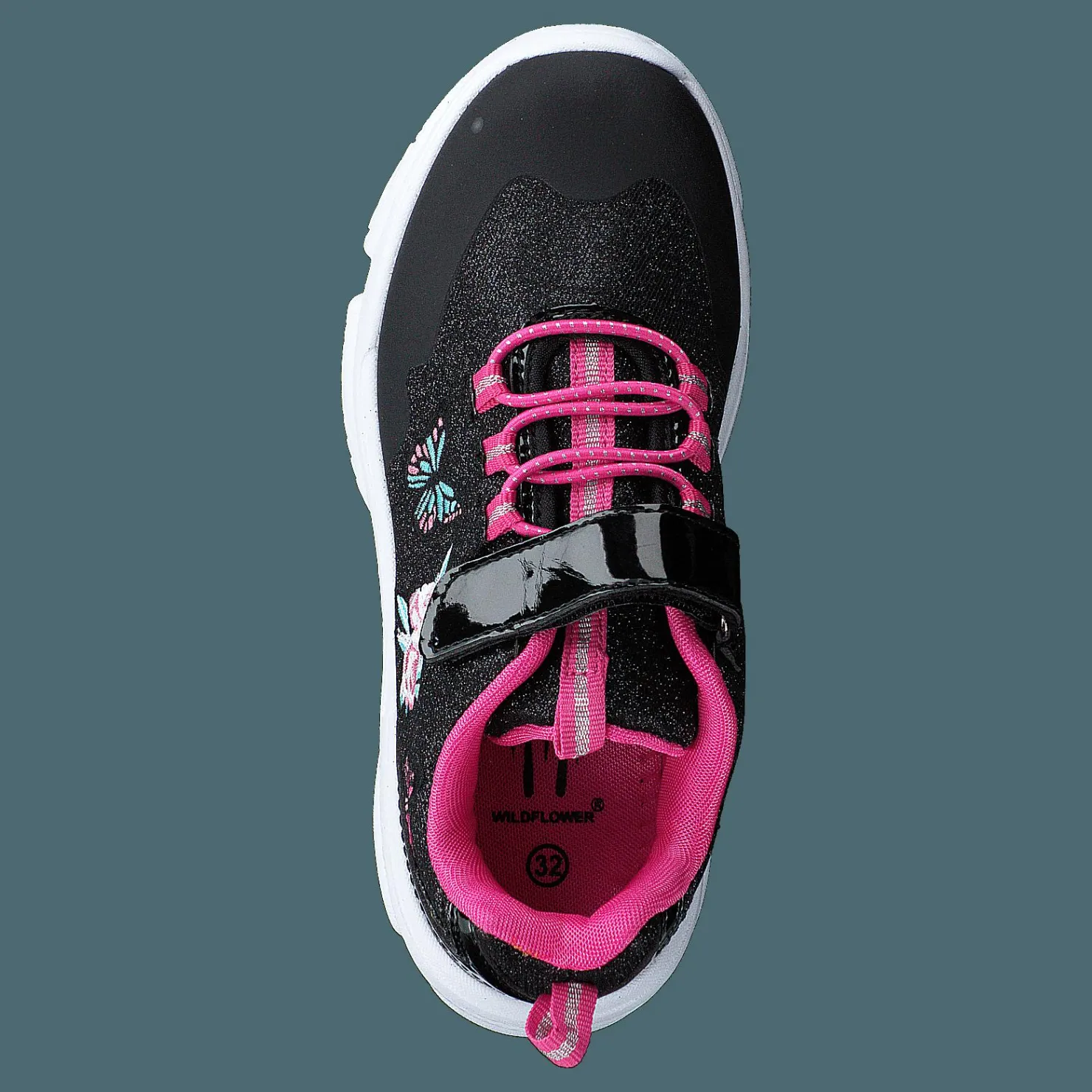 Wildflower Wave Black/fuxia Svart New