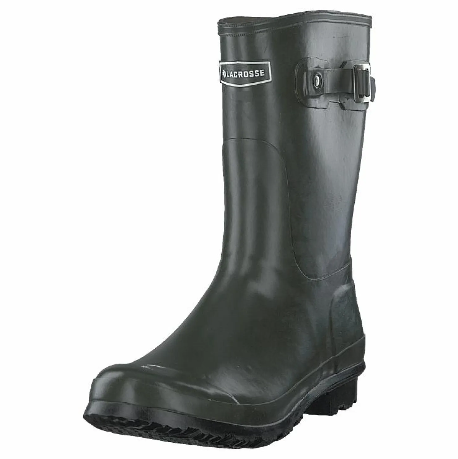 Lacrosse Welly Fashion Buckle 10" Rosin Green Grå