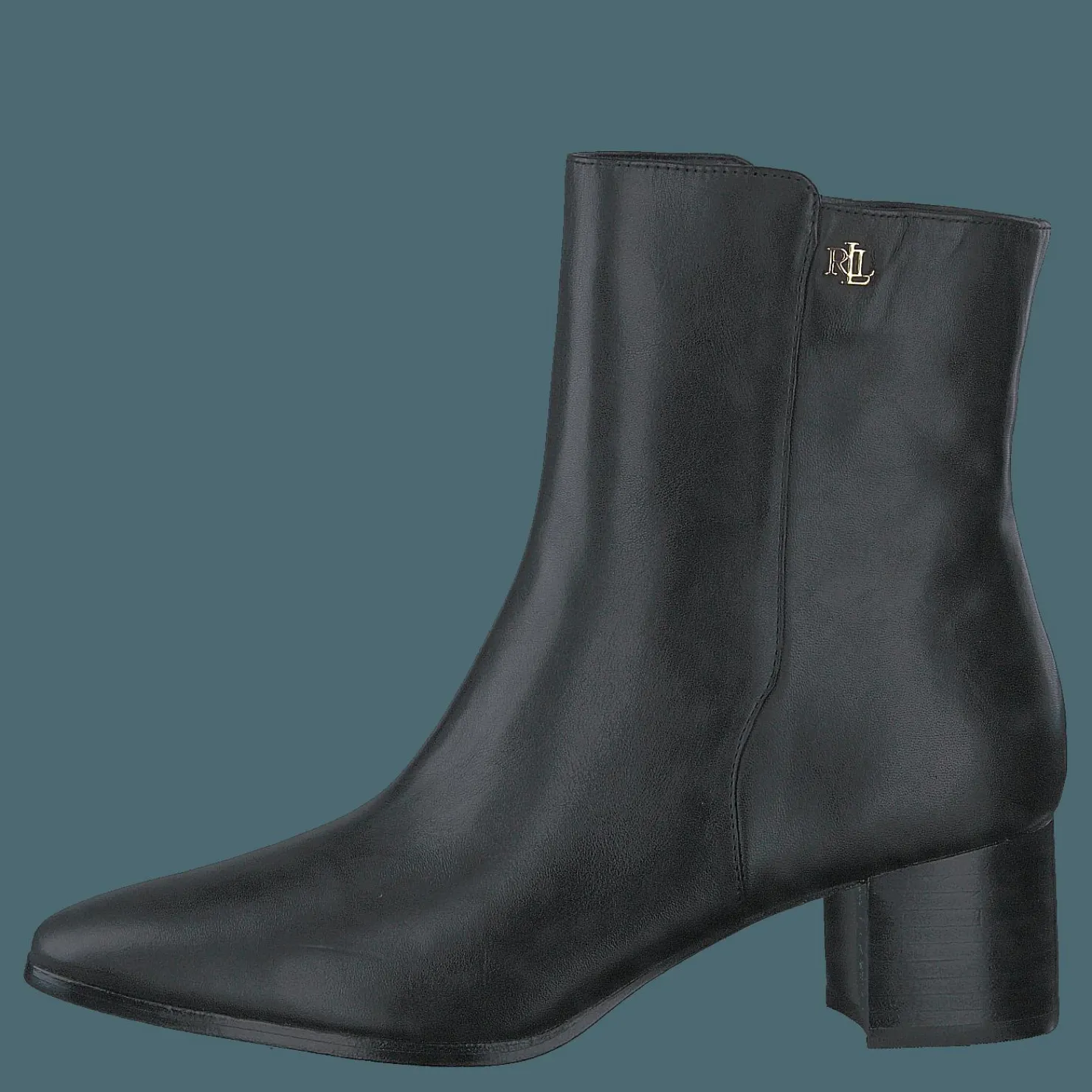 Lauren Ralph Lauren Wendey-boots-bootie Black Svart Hot