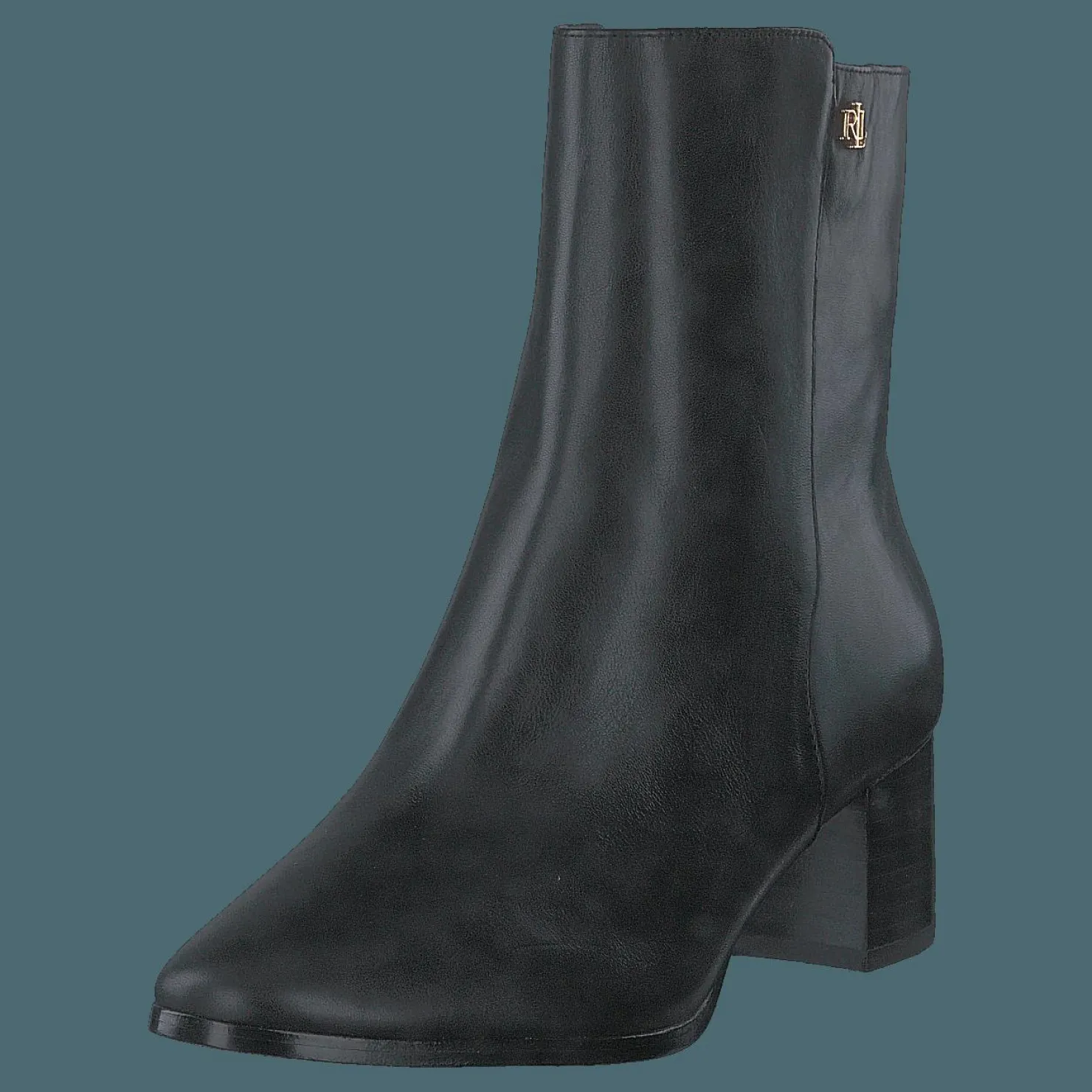Lauren Ralph Lauren Wendey-boots-bootie Black Svart Hot