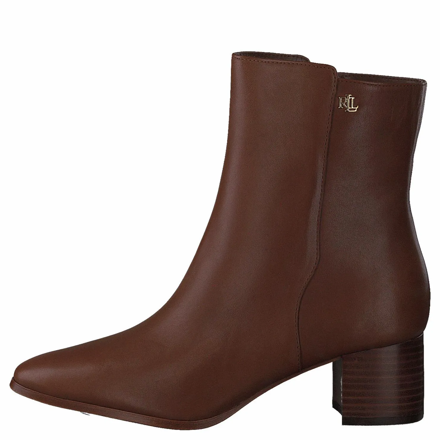 Lauren Ralph Lauren Wendey-boots-bootie Deep Saddle Tan Brun Discount