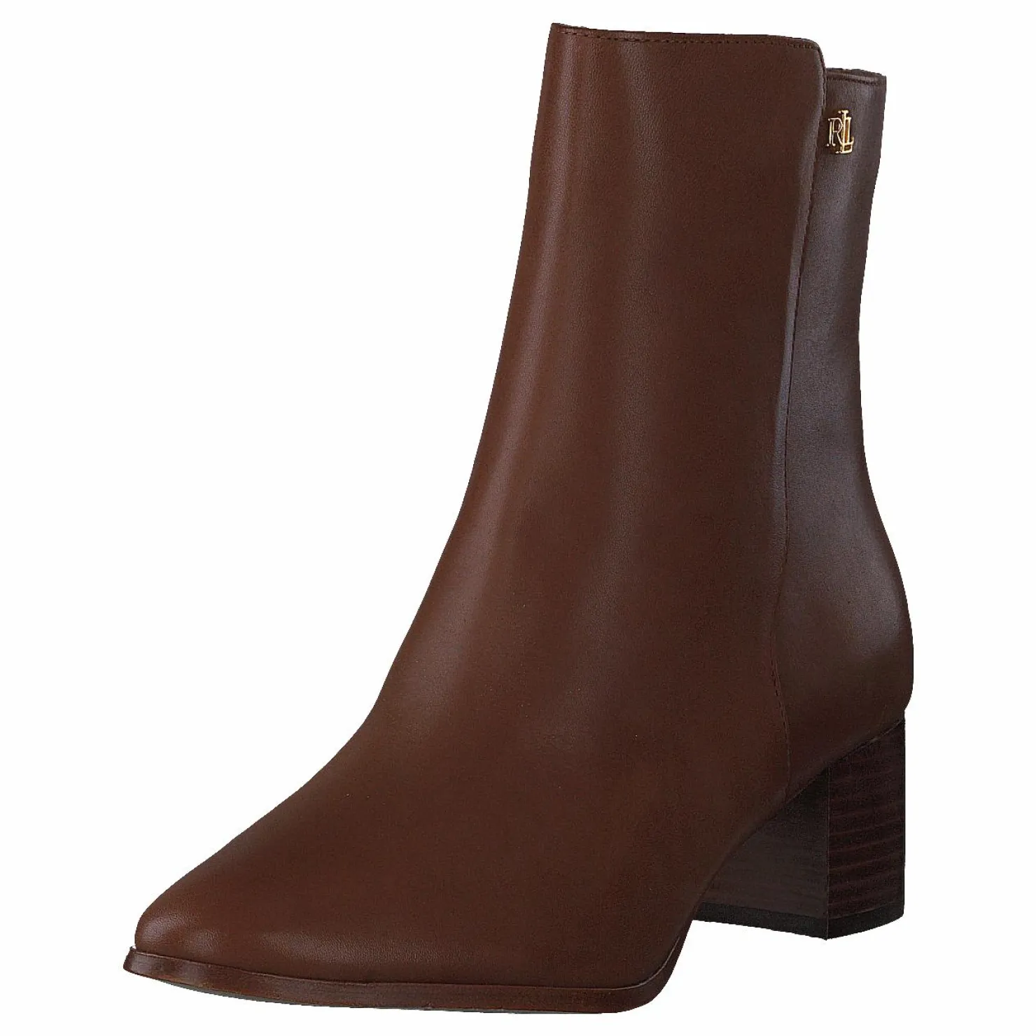 Lauren Ralph Lauren Wendey-boots-bootie Deep Saddle Tan Brun Discount