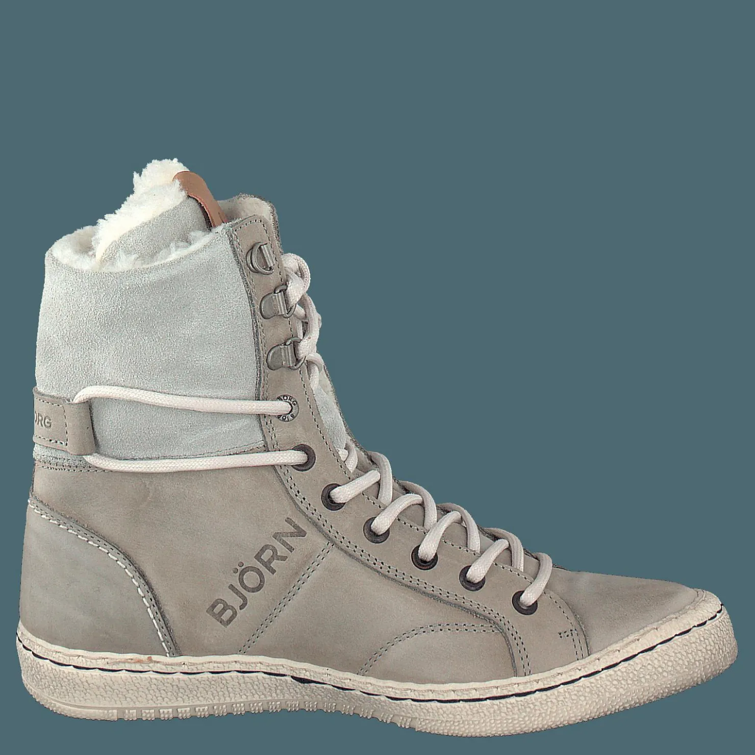 Björn Borg Wendy High Fur Light Grey Grå Outlet