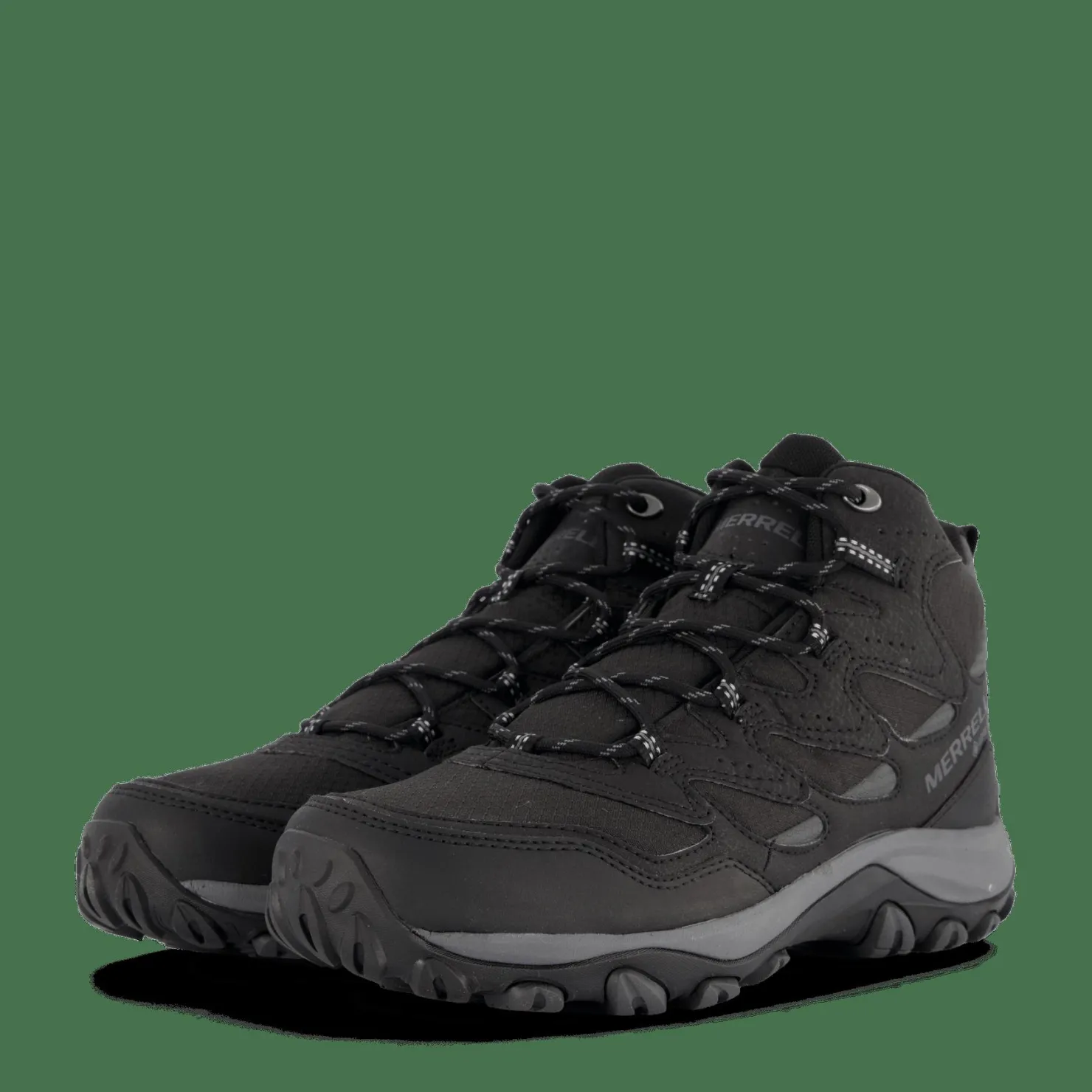 Merrell West Rim Sport Mid Gtx Black Svart Clearance