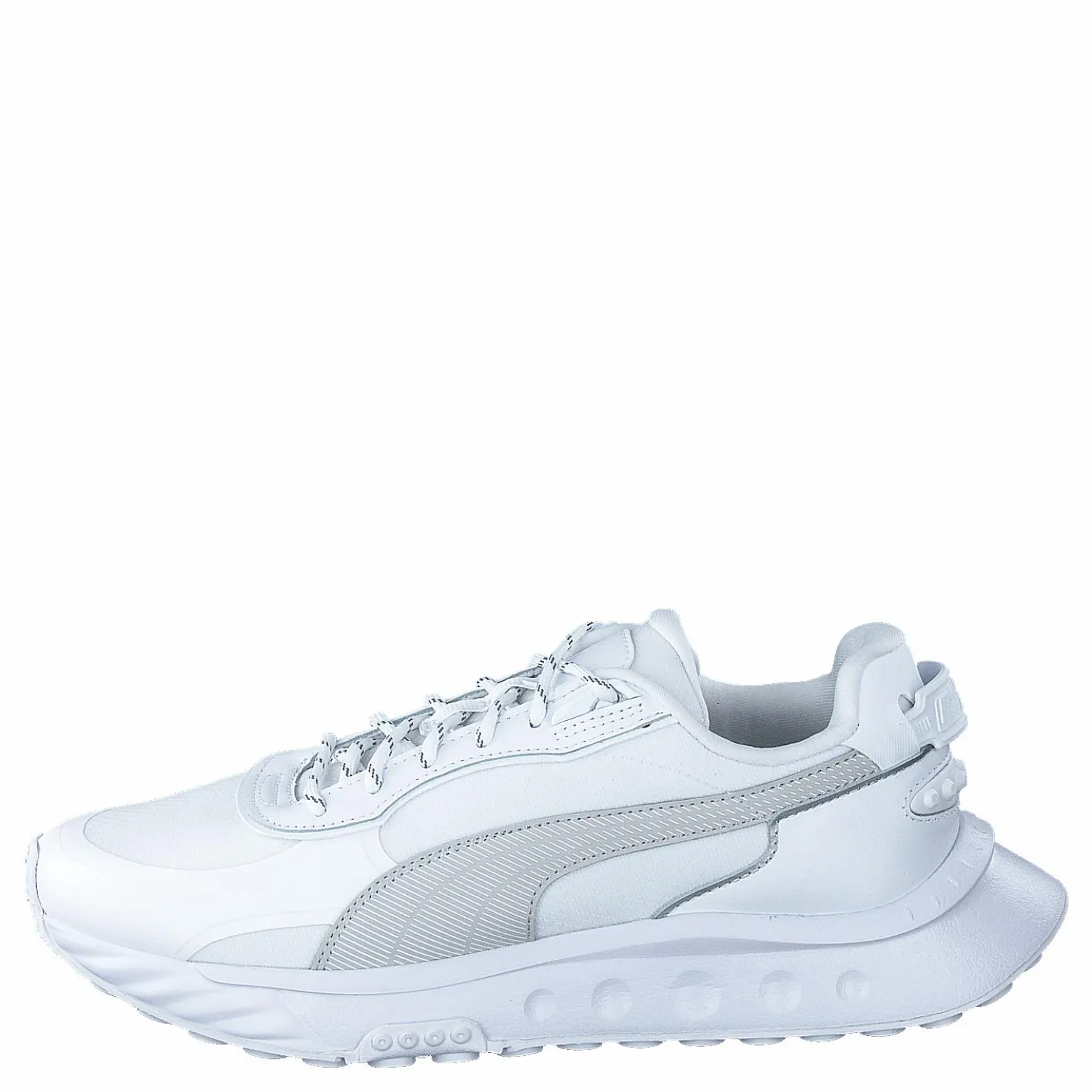 Puma Wild Rider Grip Ls White-gray Violet Blå