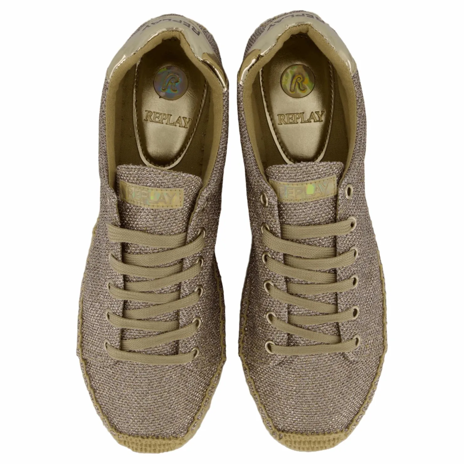 Replay Winn Espadrille Platin Brown