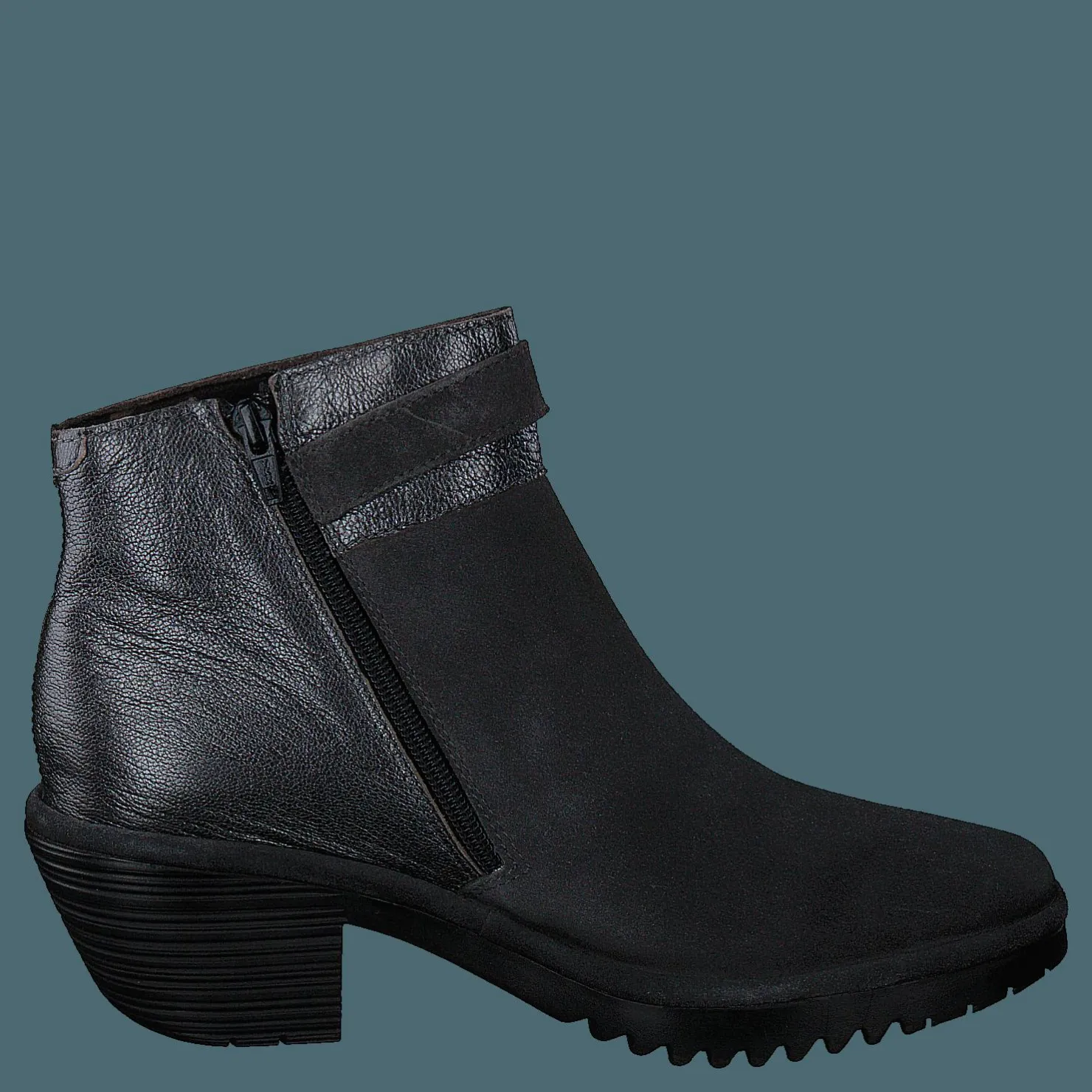 Fly London Wisp342flt Diesel/graphite Svart Sale