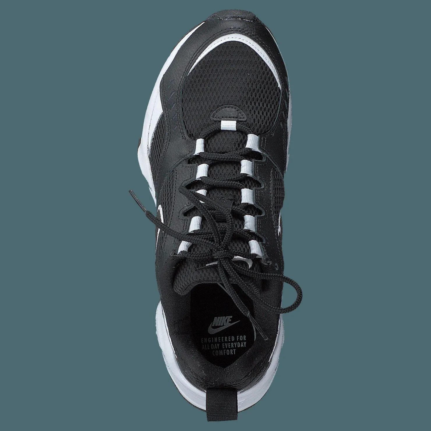 Nike Wmns Air Heights Black/black-white Svart Clearance