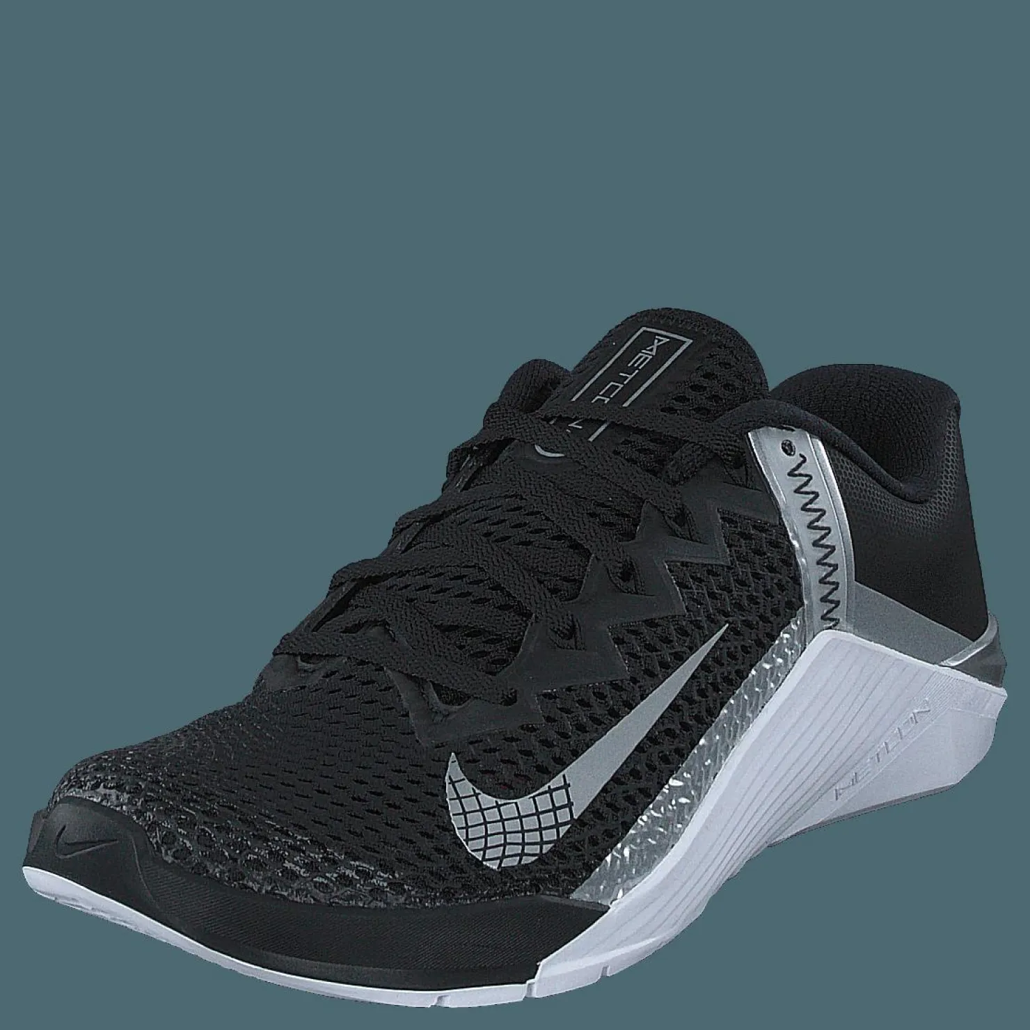 Nike Wmns Metcon 6 Black/metallic Silver-metallic Svart Best