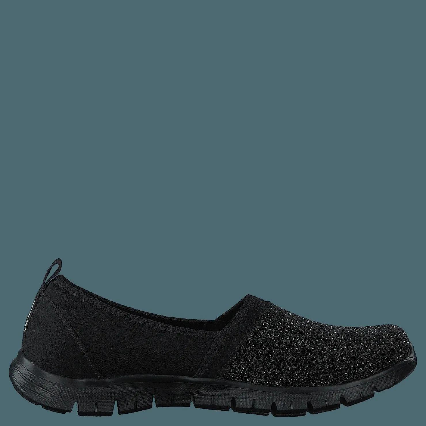 Skechers Womens Ez Flex Renew - Shimmer Bbk Svart New