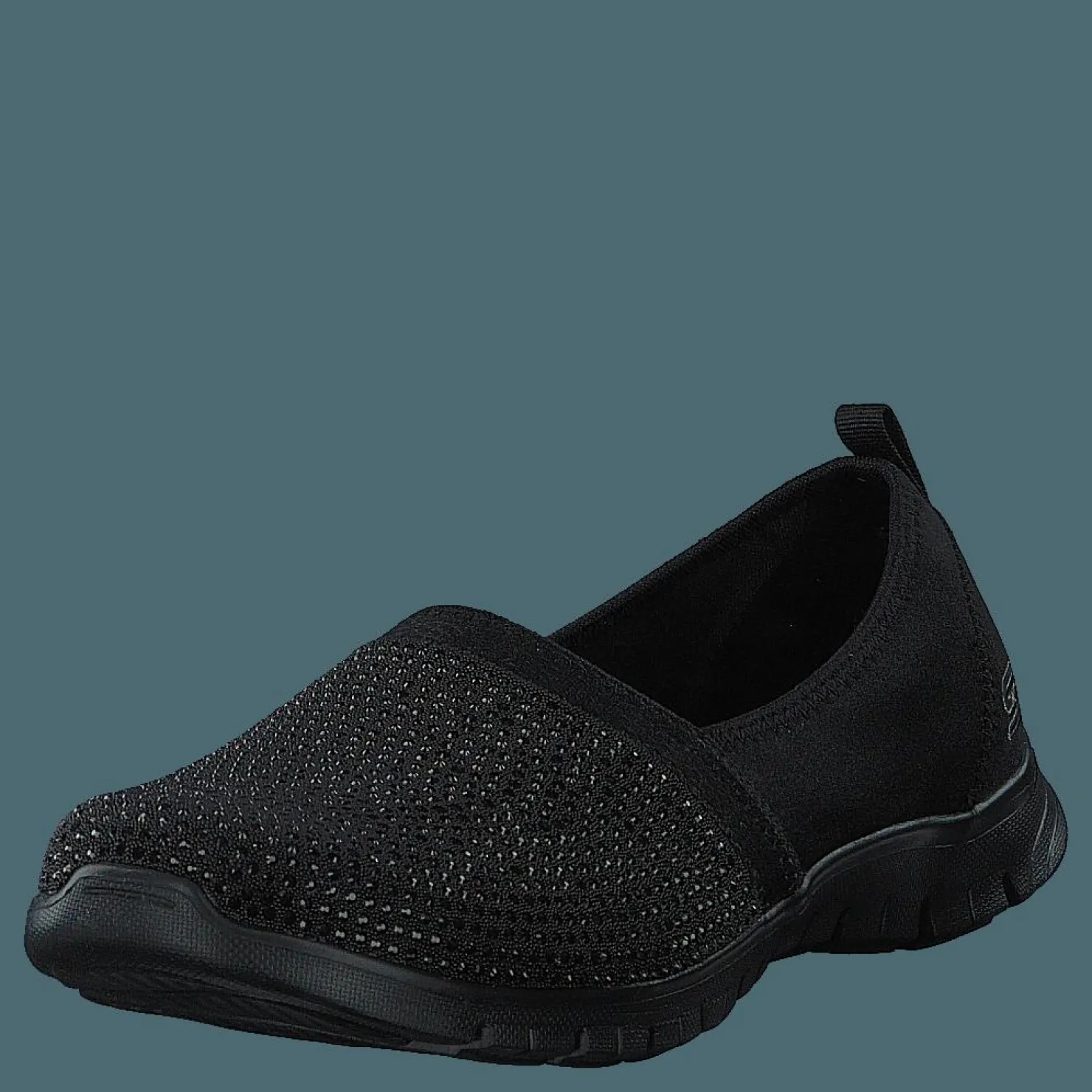 Skechers Womens Ez Flex Renew - Shimmer Bbk Svart New