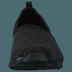Skechers Womens Ez Flex Renew - Shimmer Bbk Svart New