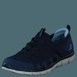 Skechers Womens Gratis - Chic Newness Nvy Navy Blå Hot