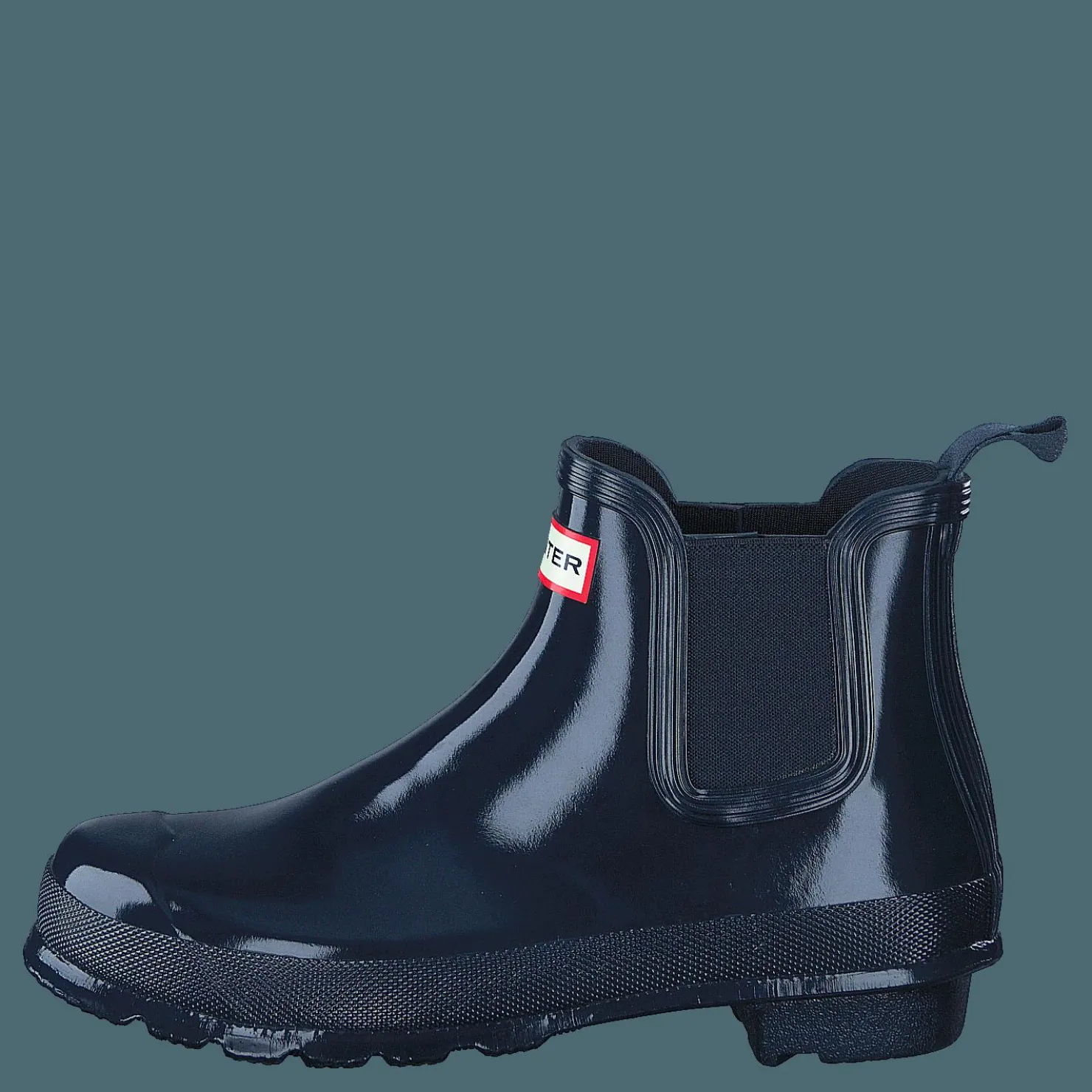 Hunter Womens Original Chelsea Gloss Navy Blå New