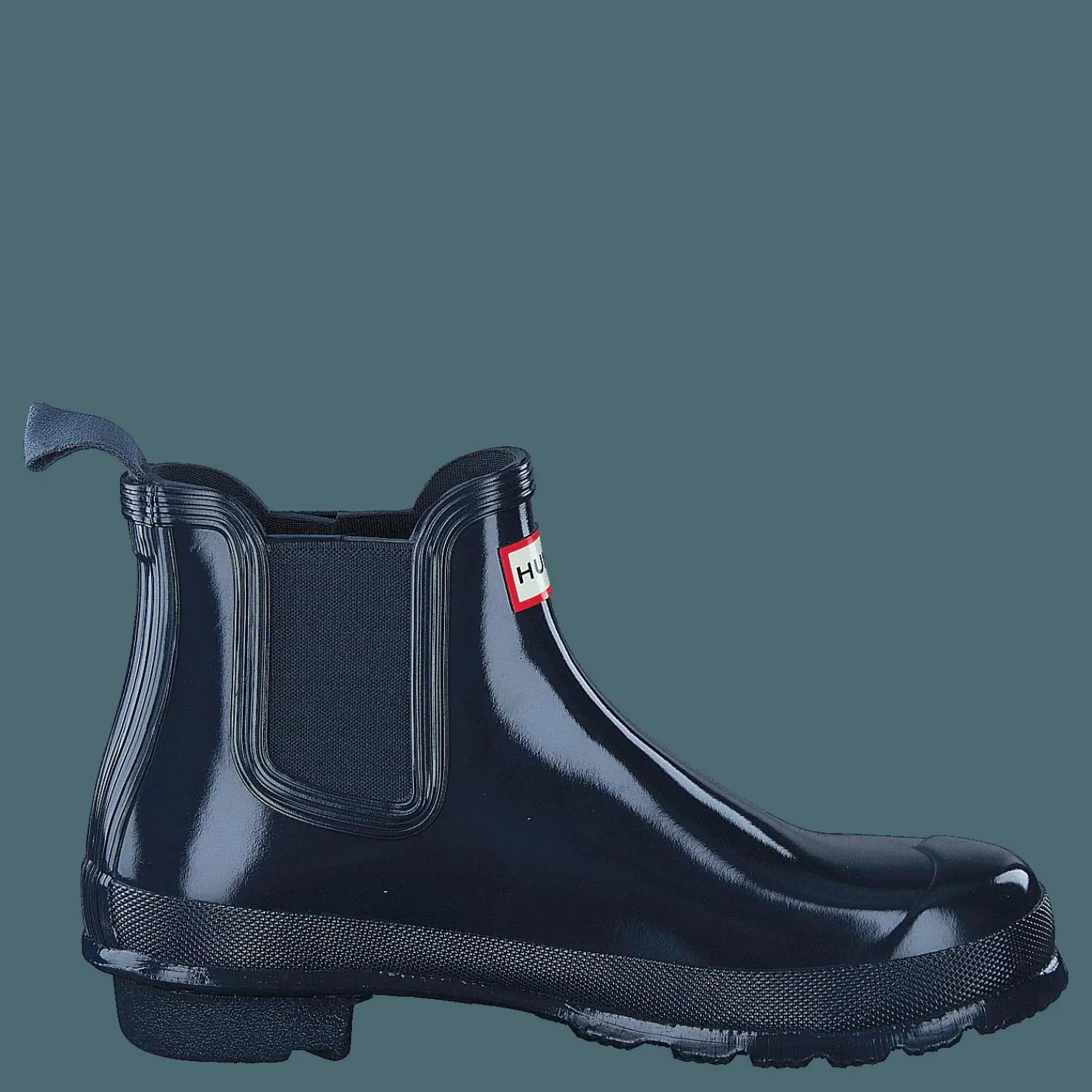 Hunter Womens Original Chelsea Gloss Navy Blå New
