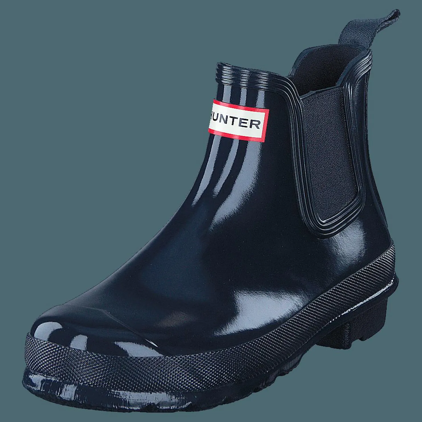 Hunter Womens Original Chelsea Gloss Navy Blå New