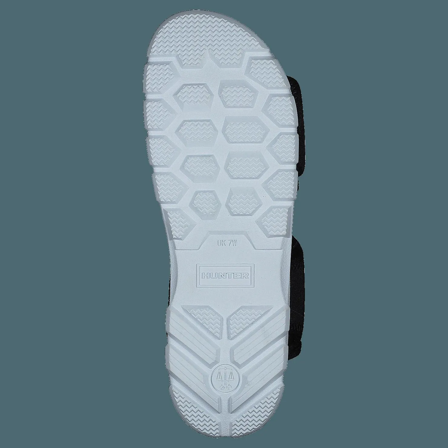 Hunter Womens Original Outdoor Sandal Black Svart Online