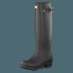 Hunter Women's Original Tall Black Svart och Grå Sale