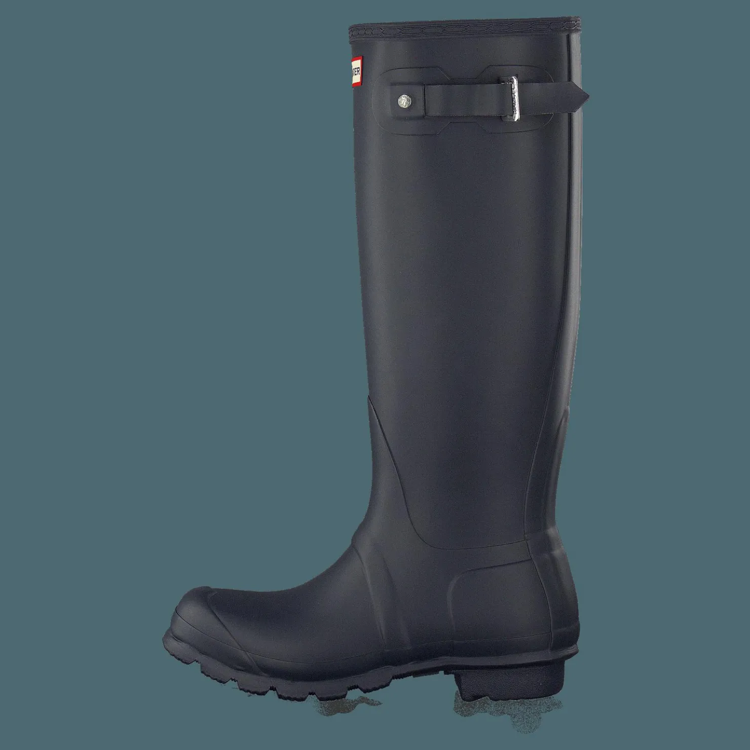Hunter Women's Original Tall Navy Blå och Grå Outlet