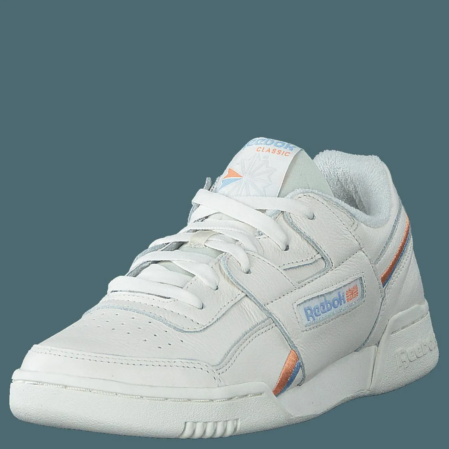 Reebok Classic Workout Lo Plus Chalk/sunorg/flublu Grå Online