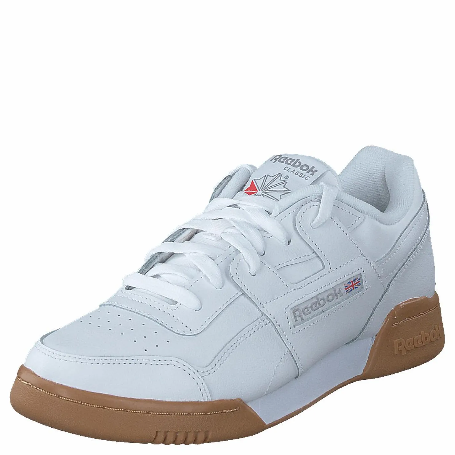Reebok Classic Workout Plus White/carbon/red/roy Vit Hot