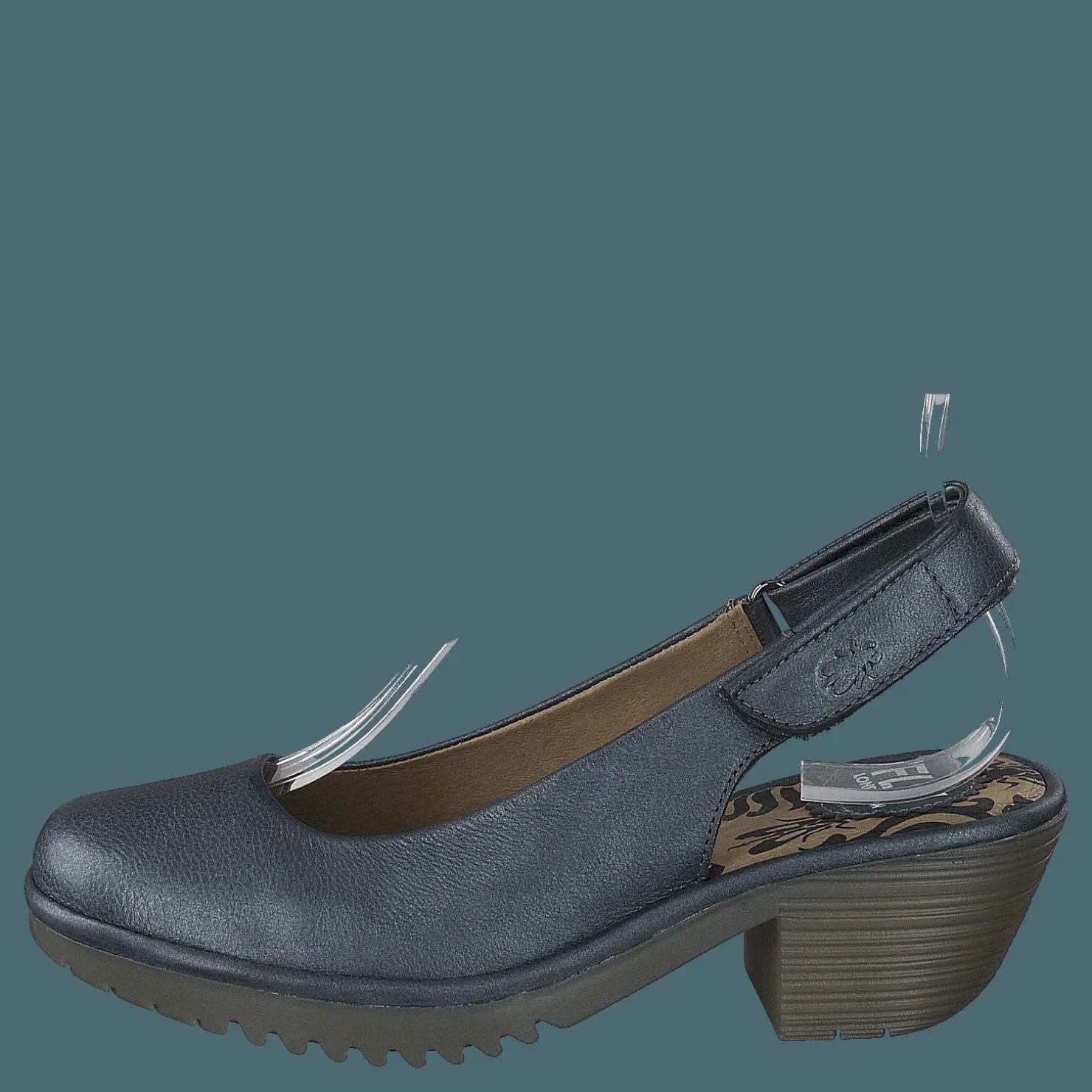 Fly London Wurt020fly Janeda Anthracite Grå Hot