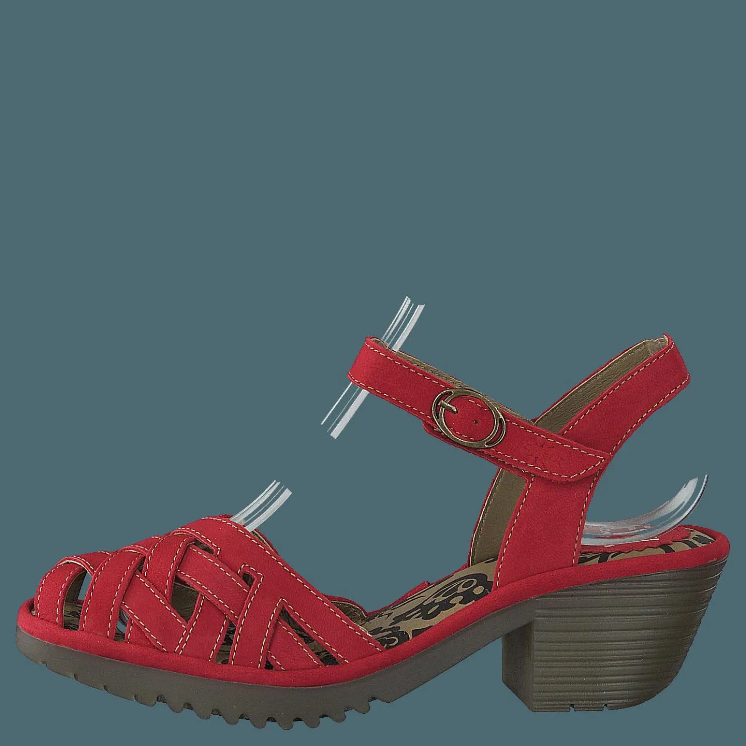 Fly London Wuzy001fly Copido Red Brun och Röd Hot