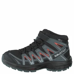 Salomon Xa Pro 3d Mid Cswp K Black/stormy Weather/cherry To Grå och Svart Hot