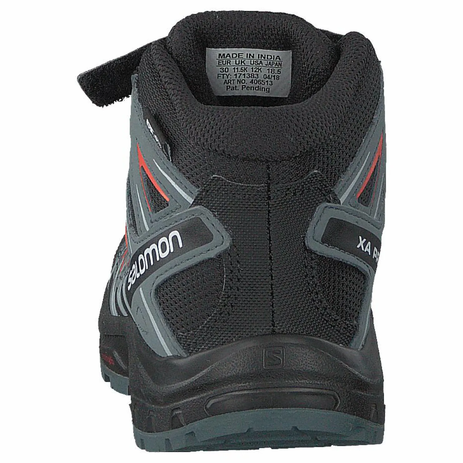 Salomon Xa Pro 3d Mid Cswp K Black/stormy Weather/cherry To Grå och Svart Hot