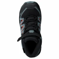Salomon Xa Pro 3d Mid Cswp K Black/stormy Weather/cherry To Grå och Svart Hot