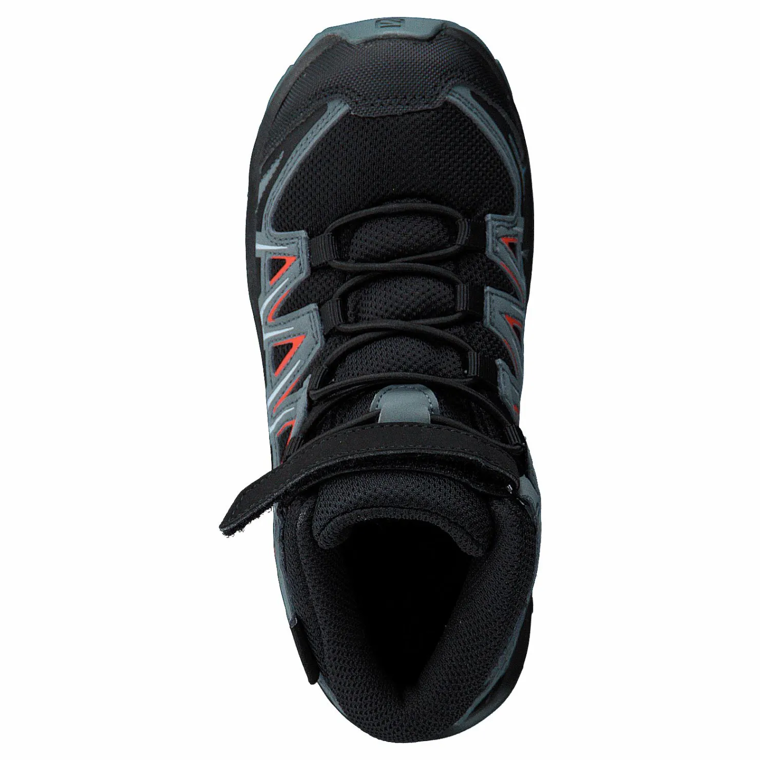 Salomon Xa Pro 3d Mid Cswp K Black/stormy Weather/cherry To Grå och Svart Hot