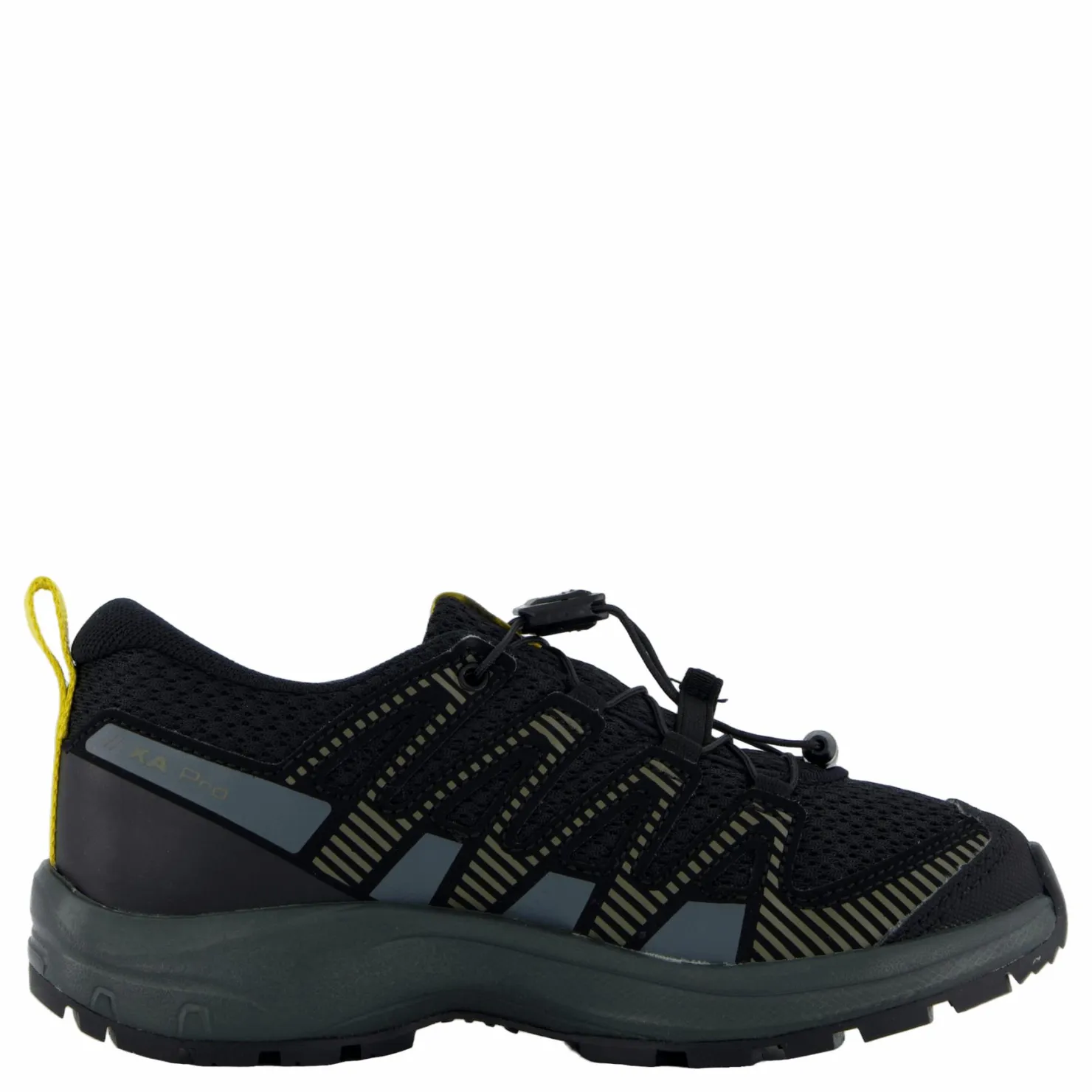 Salomon Xa Pro V8 J Black/urban Chic/sulphur Svart