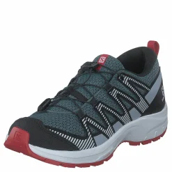 Salomon Xa Pro V8 J Stormy Weather/zen Blue/goji B Grå Clearance
