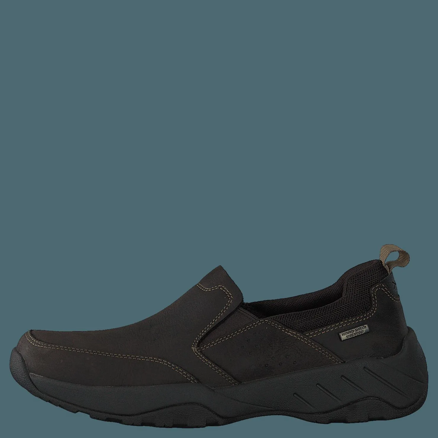 Rockport Xcs Spruce Peak Slipon Dk Chocolate Lea Svart New