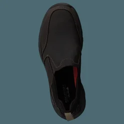 Rockport Xcs Spruce Peak Slipon Dk Chocolate Lea Svart New